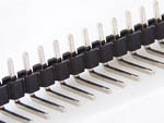40 pin 2.54mm snappable single row right angle header