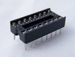 IC Socket 16 pin 7.62mm (0.3")