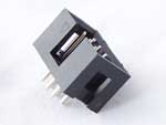 IDC Male connector (shrouded header), 6 pin