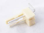 Polarized Header 2 Pin Male with right angle leads