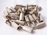 Hex Spacer, Nickel Plated, Male/Female, M3, 10mm - Pack of 25