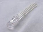 LED waterclear Red/Green/Blue (RGB) 5mm common cathode