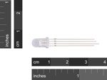 LED waterclear Red/Green/Blue (RGB) 5mm common cathode