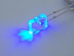 LED 2x5x7mm Rectangular Waterclear Blue