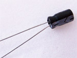 22&mu;F 50V Electrolytic Capacitor