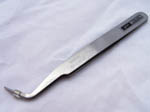 Stainless Steel High Precision Curved Tip Tweezers