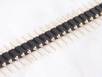 40 pin 2.54mm snappable headers - Swiss machine pin